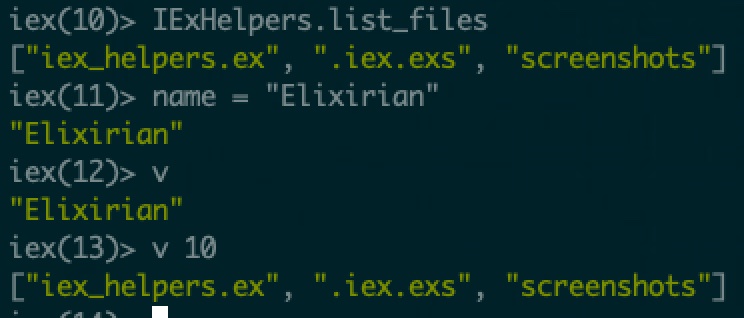 recipe 2, 4: `v()` in iex to get previous result